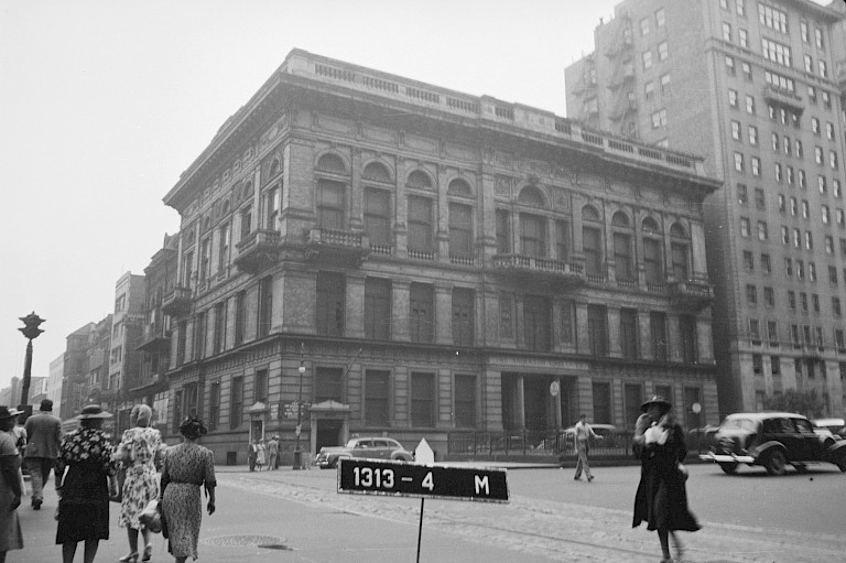 Former Anderson Galleries • New York City • Mondrian Route